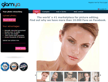 Tablet Screenshot of en.glamya.com